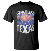 Bluebonnet Field God Bless Texas T Shirt - Wonder Print Shop