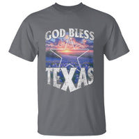 Bluebonnet Field God Bless Texas T Shirt - Wonder Print Shop