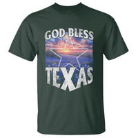 Bluebonnet Field God Bless Texas T Shirt - Wonder Print Shop