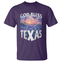 Bluebonnet Field God Bless Texas T Shirt - Wonder Print Shop