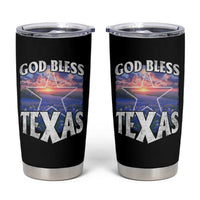 Bluebonnet Field God Bless Texas Tumbler Cup