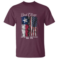Dual Citizen Texan American T Shirt - Wonder Print Shop