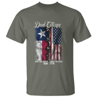 Dual Citizen Texan American T Shirt - Wonder Print Shop