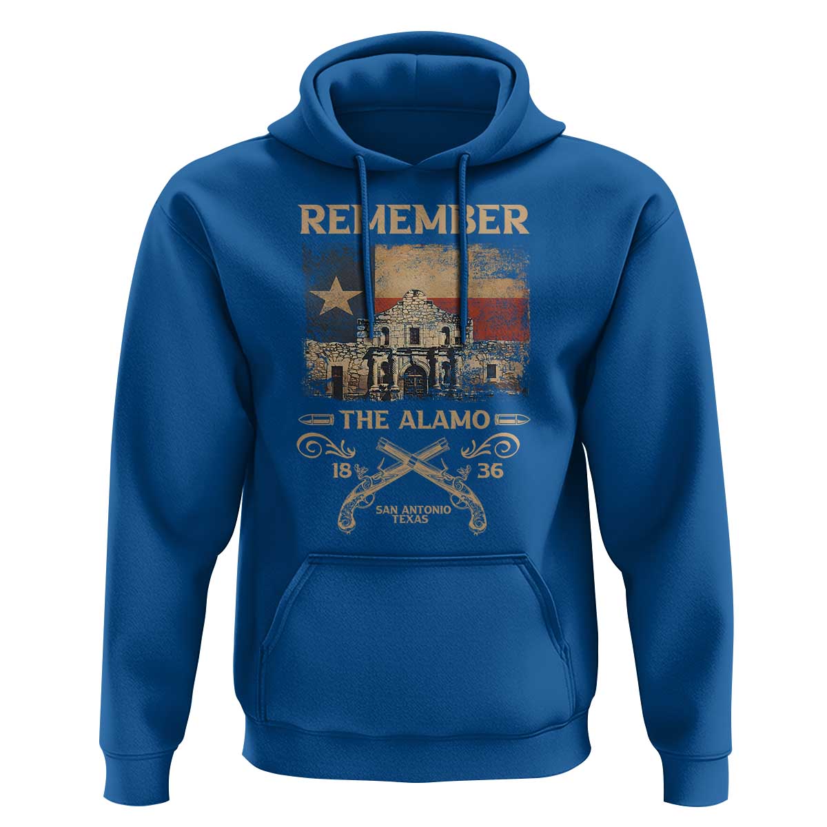 Texas Hoodie Remember The Alamo San Antonio 1836 TS09