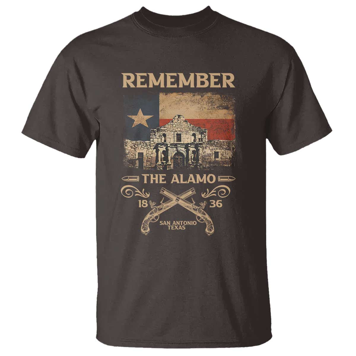 Texas T Shirt Remember The Alamo San Antonio 1836 TS09