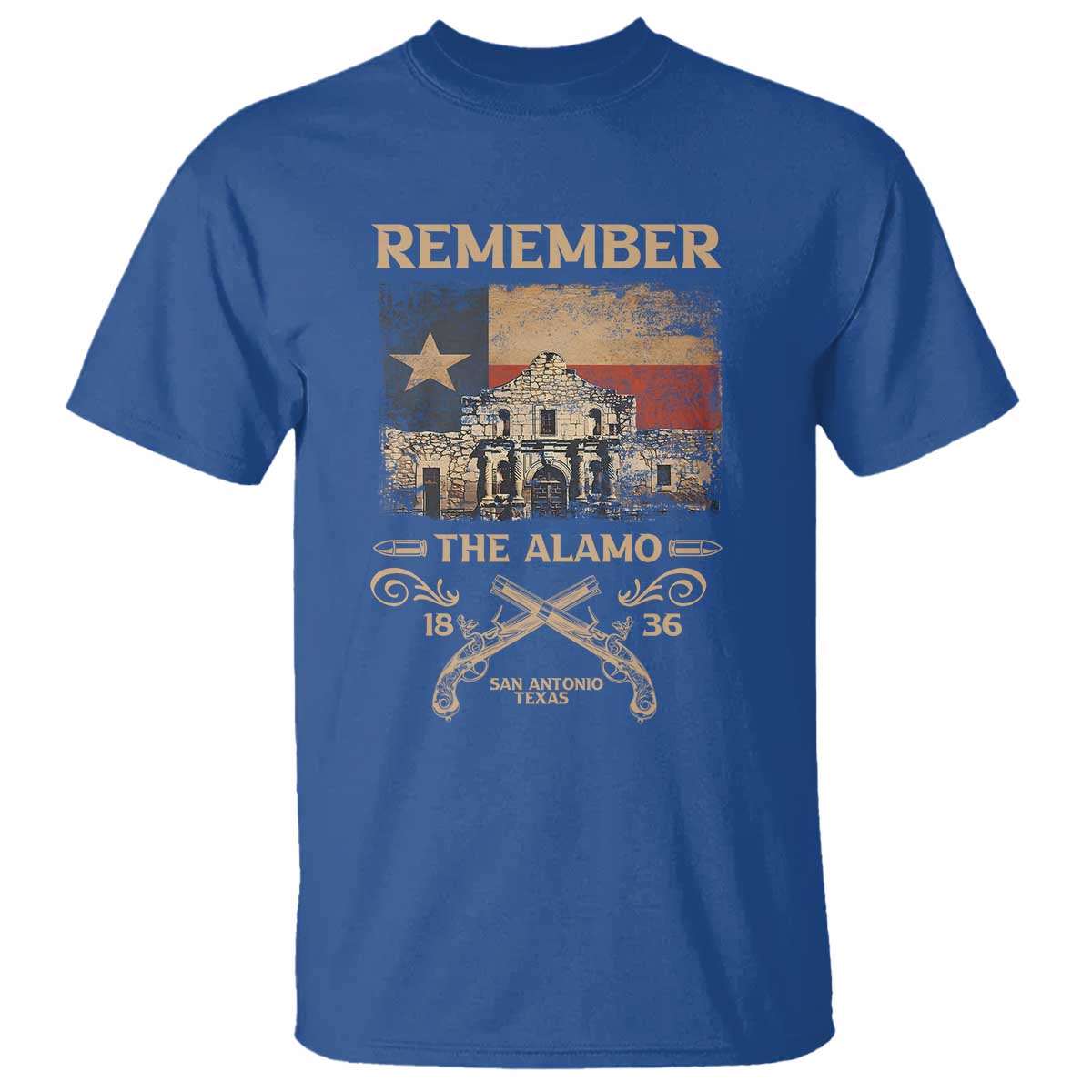 Texas T Shirt Remember The Alamo San Antonio 1836 TS09