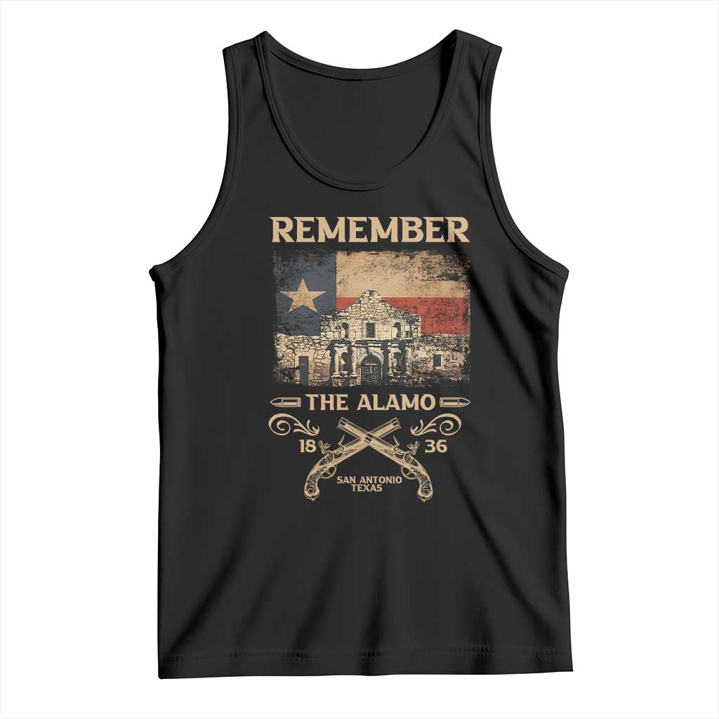 Texas Tank Top Remember The Alamo San Antonio 1836 TS09
