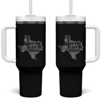 I Love You As Big As Texas Tumbler With Handle