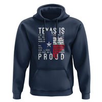 Texas Hoodie Proud Taxan List Of Words That Describe Texas - Wonder Print Shop