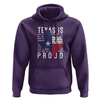 Texas Hoodie Proud Taxan List Of Words That Describe Texas - Wonder Print Shop