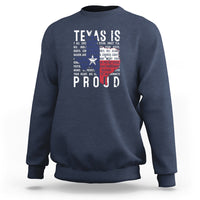 Texas Sweatshirt Proud Taxan List Of Words That Describe Texas - Wonder Print Shop