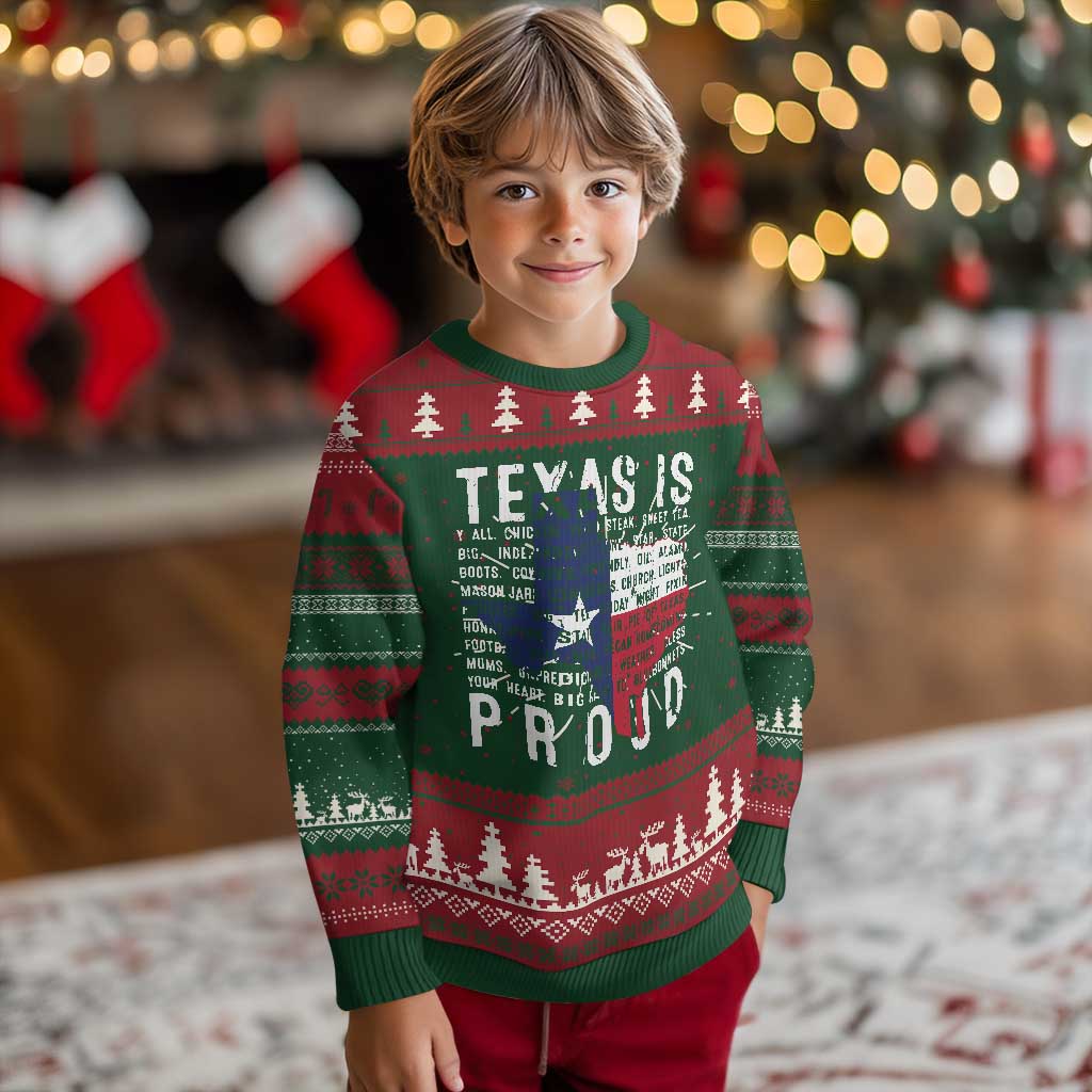 Texas Ugly Christmas Sweater Proud Taxan List Of Words That Describe Texas - Wonder Print Shop
