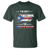 I'm Not Yelling I'm Puerto Rican T Shirt - Wonder Print Shop