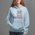 Cute Until My Puerto Rican Comes Out Messy Bun Women Girl Hoodie - Wonder Print Shop