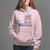 Cute Until My Puerto Rican Comes Out Messy Bun Women Girl Hoodie - Wonder Print Shop