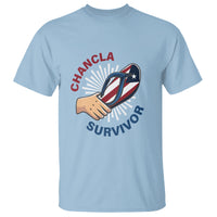 Chancla Survivor Funny Spanish Joke Puerto Rico T Shirt - Wonder Print Shop