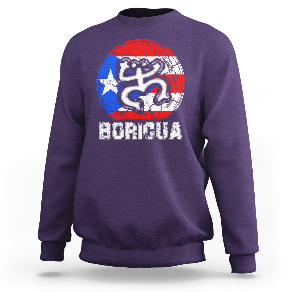 Puerto Rico Boricua Coqui Sweatshirt - Wonder Print Shop