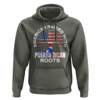 American Raised With Puerto Rican Roots Hoodie - Wonder Print Shop
