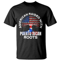 American Raised With Puerto Rican Roots T Shirt - Wonder Print Shop