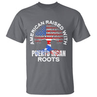 American Raised With Puerto Rican Roots T Shirt - Wonder Print Shop