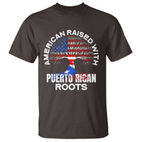 American Raised With Puerto Rican Roots T Shirt - Wonder Print Shop