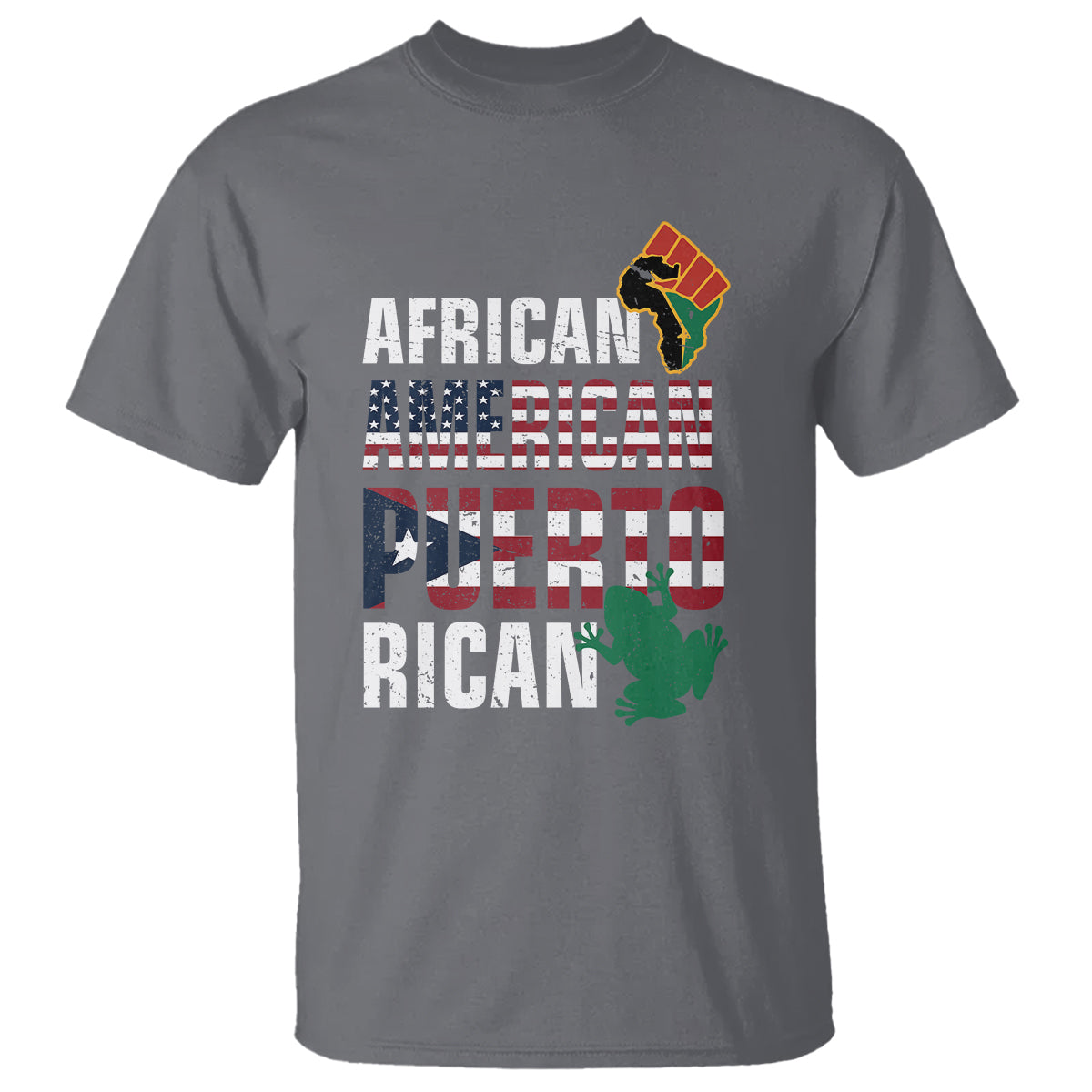 African American Puerto Rican Coqui T Shirt - Wonder Print Shop