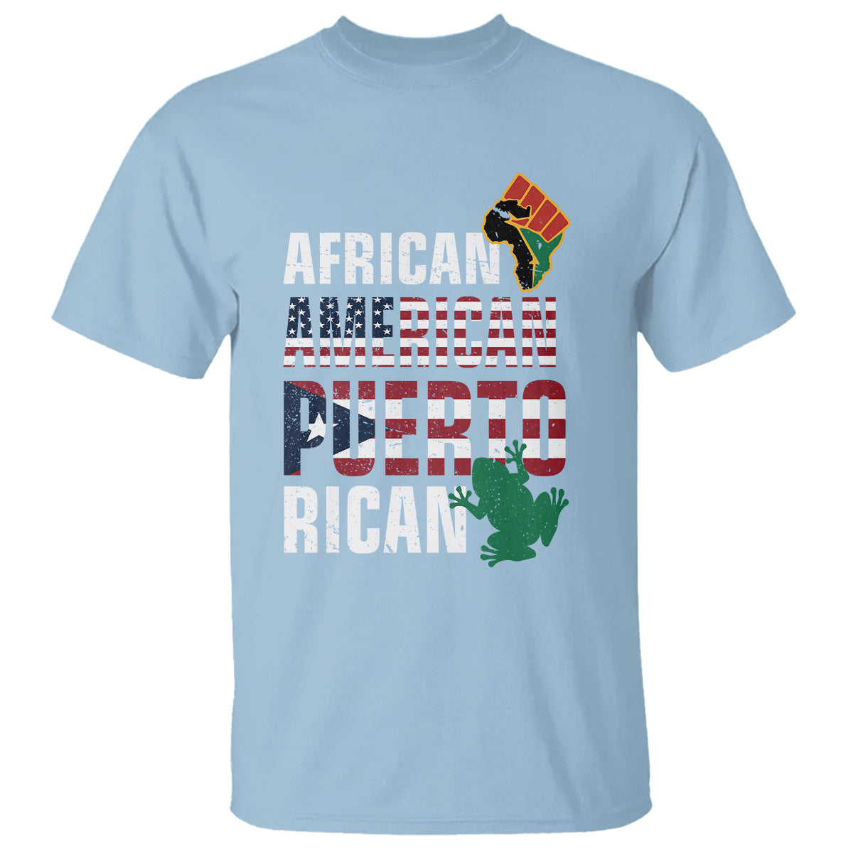 African American Puerto Rican Coqui T Shirt - Wonder Print Shop