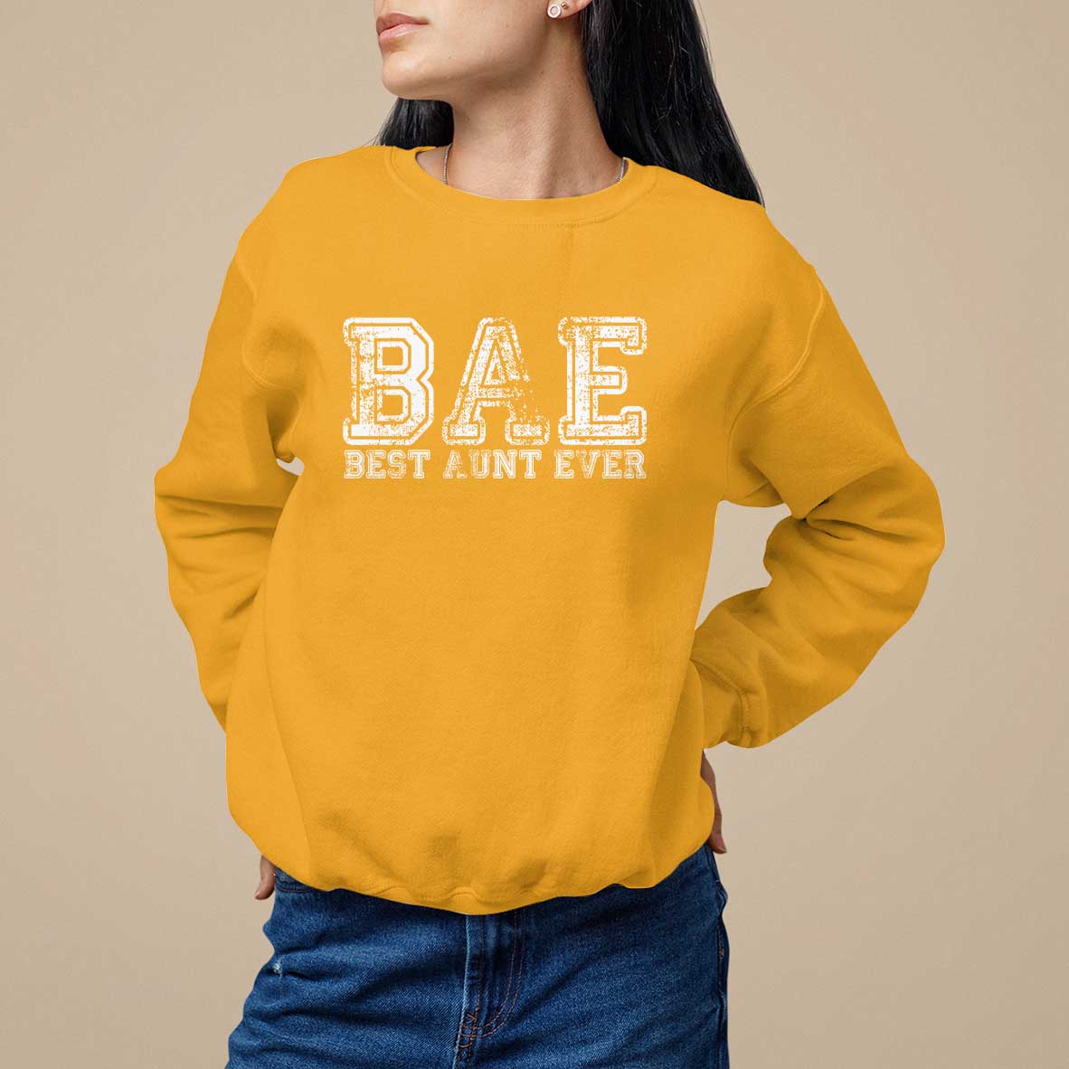 Best Aunt Ever Aunts Day Auntie Sweatshirt - Wonder Print Shop