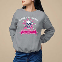 Auntie Club Sweatshirt Someone's Cool Ass Aunt Skeleton Y2K - Wonder Print Shop