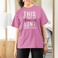 Funny Auntie T Shirt For Women This is What an Amazing Aunt Looks Like - Wonder Print Shop