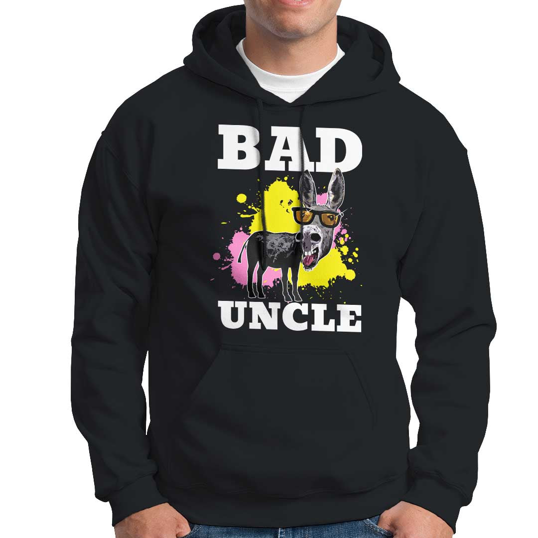 Funny BADASS Uncle Pun Hoodie - Wonder Print Shop