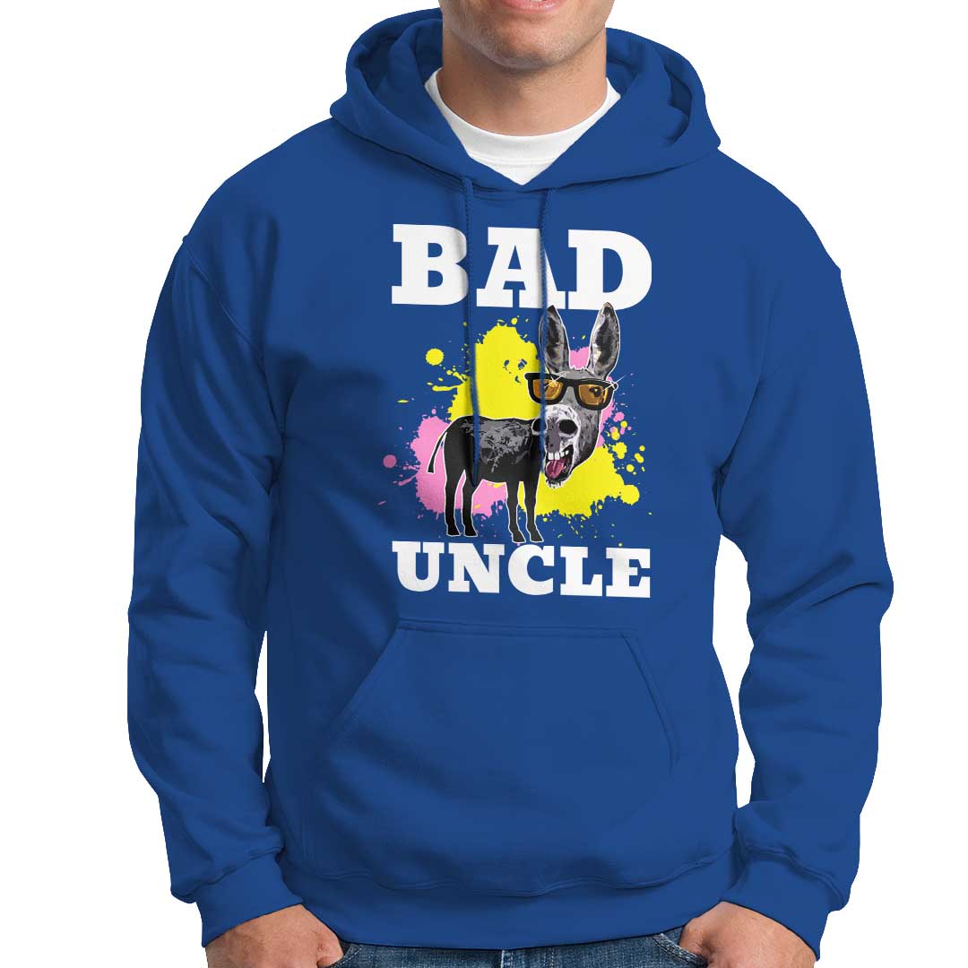 Funny BADASS Uncle Pun Hoodie - Wonder Print Shop