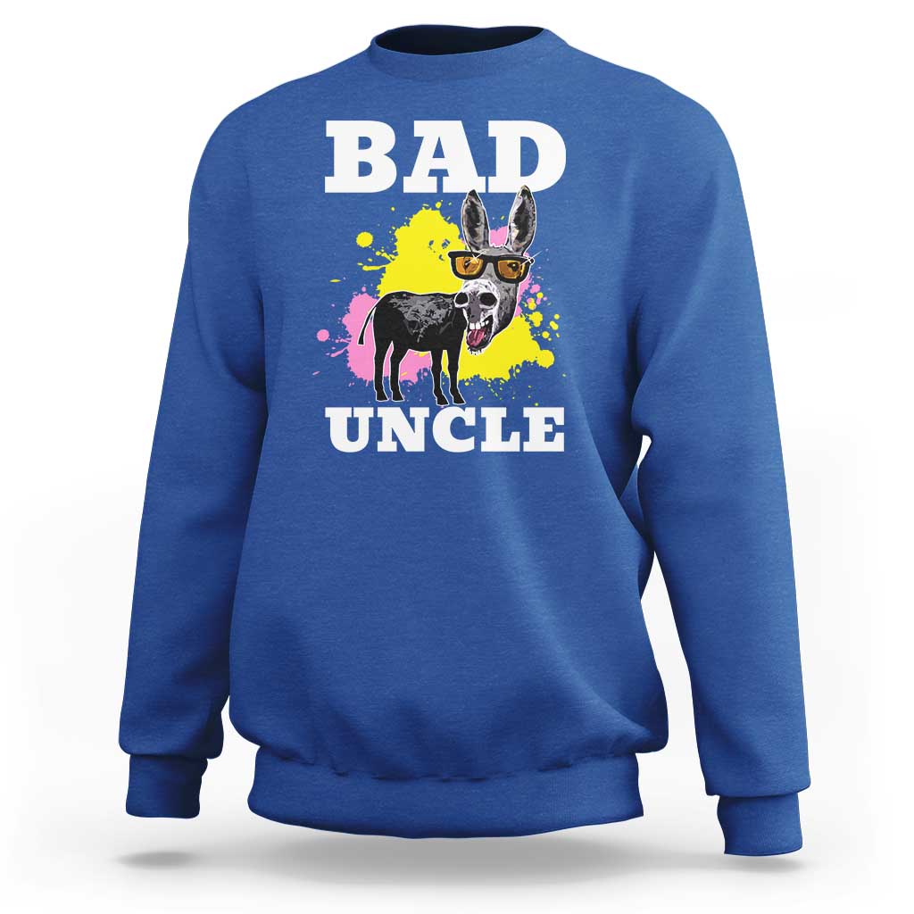 Funny BADASS Uncle Pun Sweatshirt - Wonder Print Shop