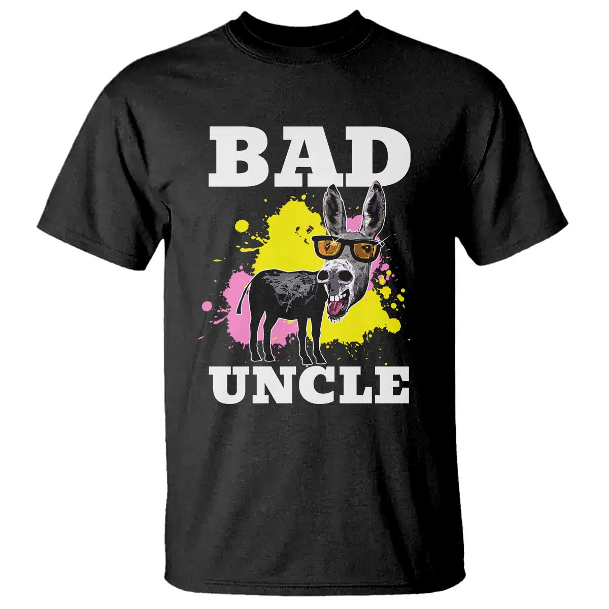 Funny BADASS Uncle Pun T Shirt - Wonder Print Shop