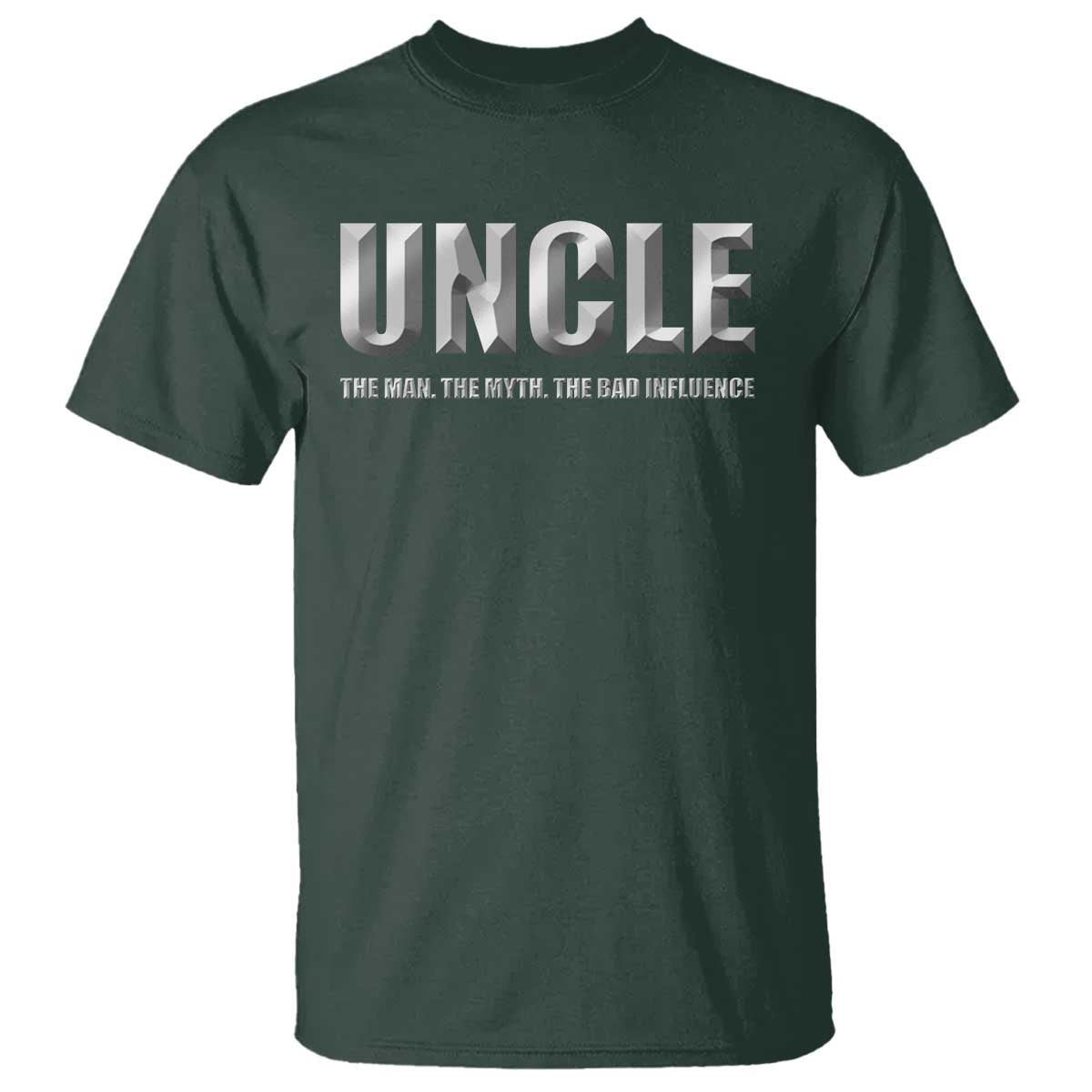 Uncle T Shirt The Man The Myth The Bad Influence - Wonder Print Shop
