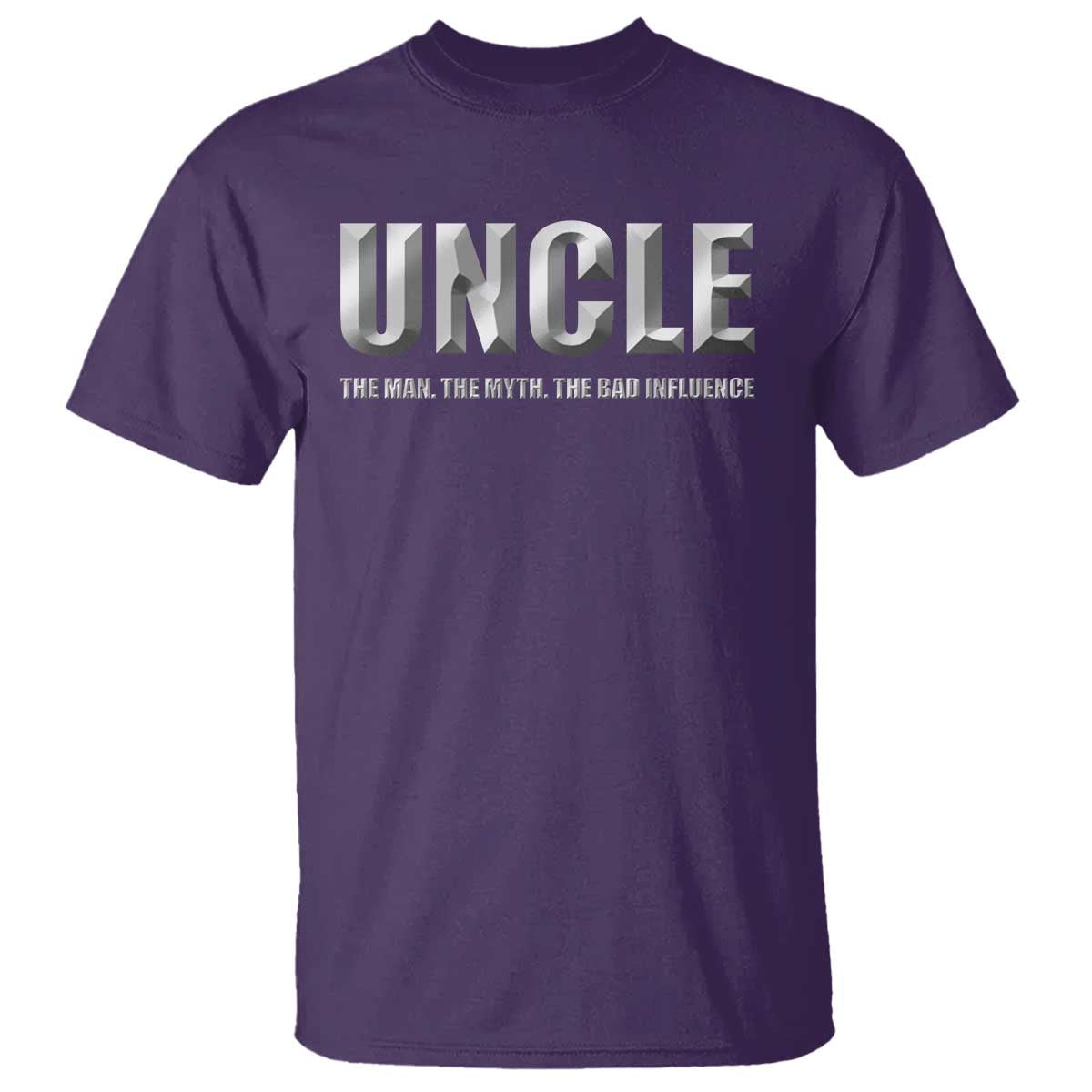 Uncle T Shirt The Man The Myth The Bad Influence - Wonder Print Shop