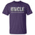Uncle T Shirt The Man The Myth The Bad Influence - Wonder Print Shop