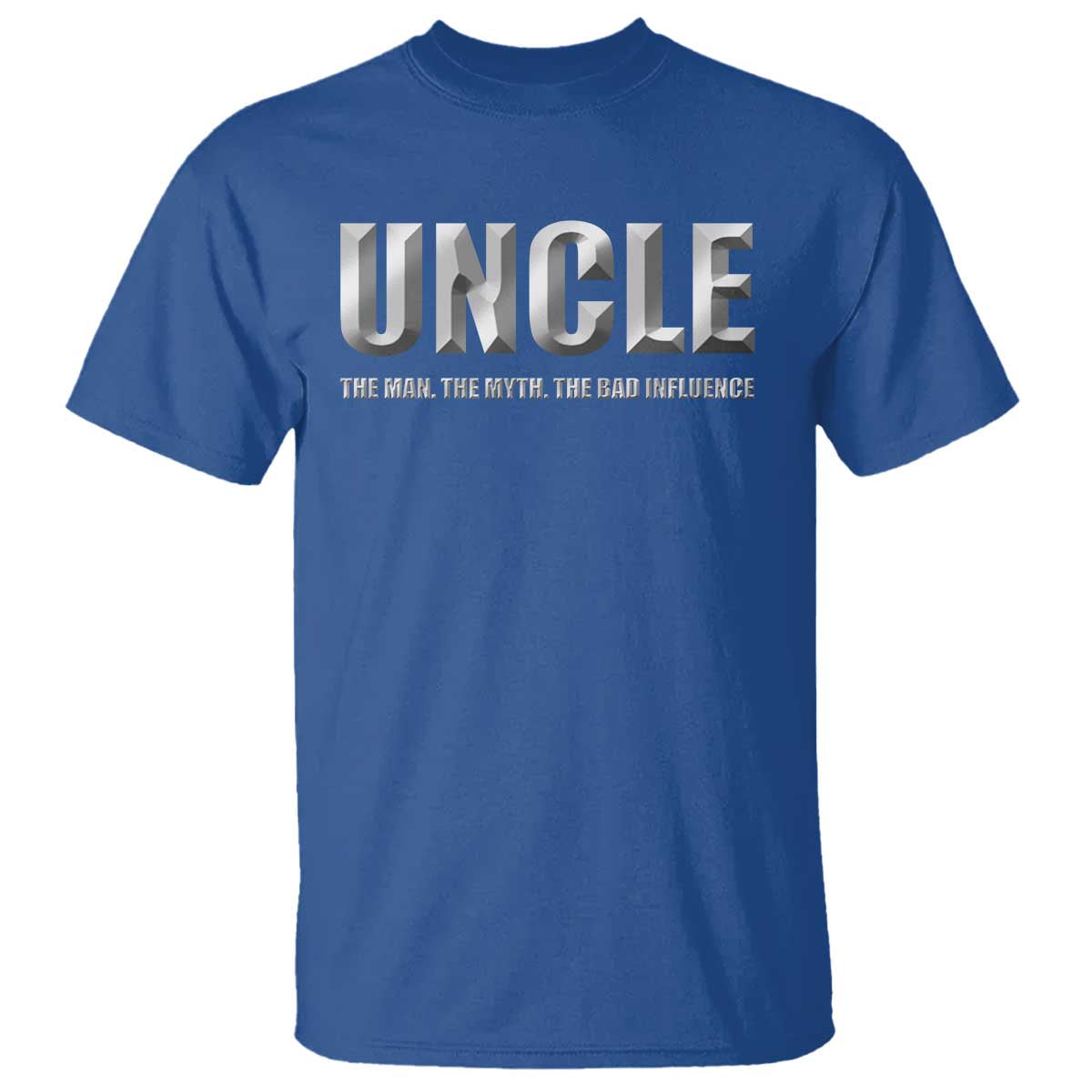 Uncle T Shirt The Man The Myth The Bad Influence - Wonder Print Shop