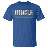 Uncle T Shirt The Man The Myth The Bad Influence - Wonder Print Shop