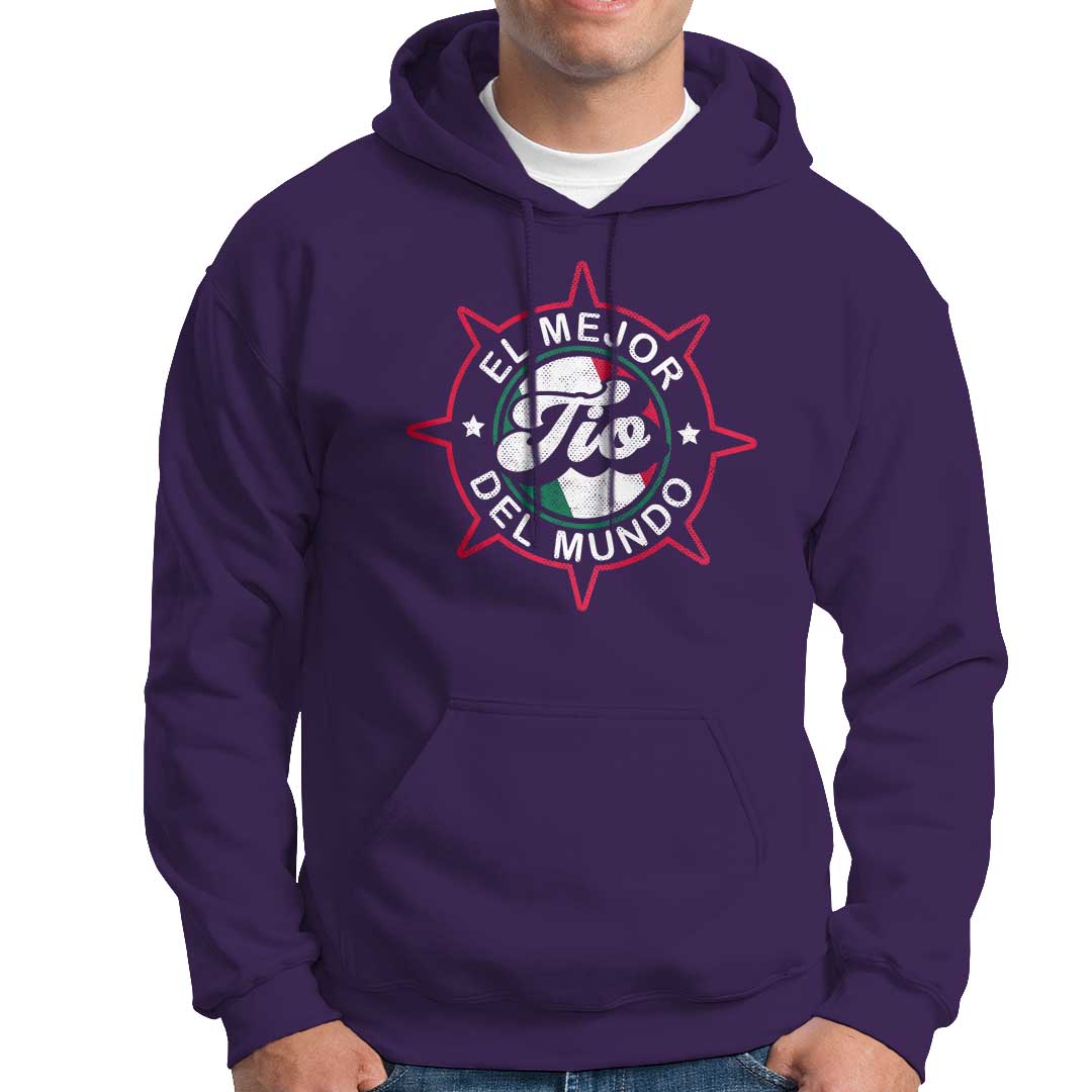 Mexican Uncle Hoodie El Mejor To Del Mundo - Wonder Print Shop
