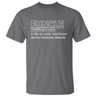 Funny Uncle T Shirt Funcle Funner Handsome Awesome - Wonder Print Shop