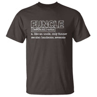 Funny Uncle T Shirt Funcle Funner Handsome Awesome - Wonder Print Shop