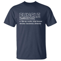 Funny Uncle T Shirt Funcle Funner Handsome Awesome - Wonder Print Shop