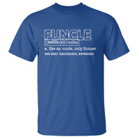 Funny Uncle T Shirt Funcle Funner Handsome Awesome - Wonder Print Shop