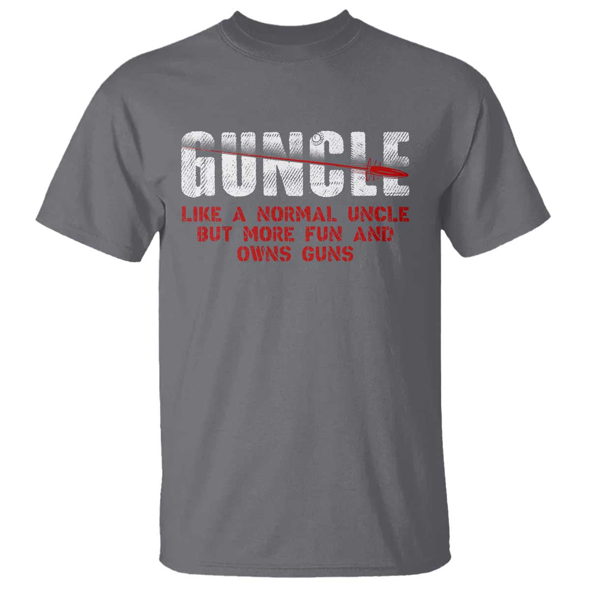 Funny Uncle T Shirt Guncle Like Normal Uncle More Fun Owns Guns - Wonder Print Shop