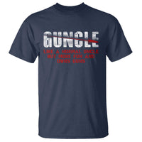 Funny Uncle T Shirt Guncle Like Normal Uncle More Fun Owns Guns - Wonder Print Shop