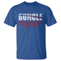 Funny Uncle T Shirt Guncle Like Normal Uncle More Fun Owns Guns - Wonder Print Shop