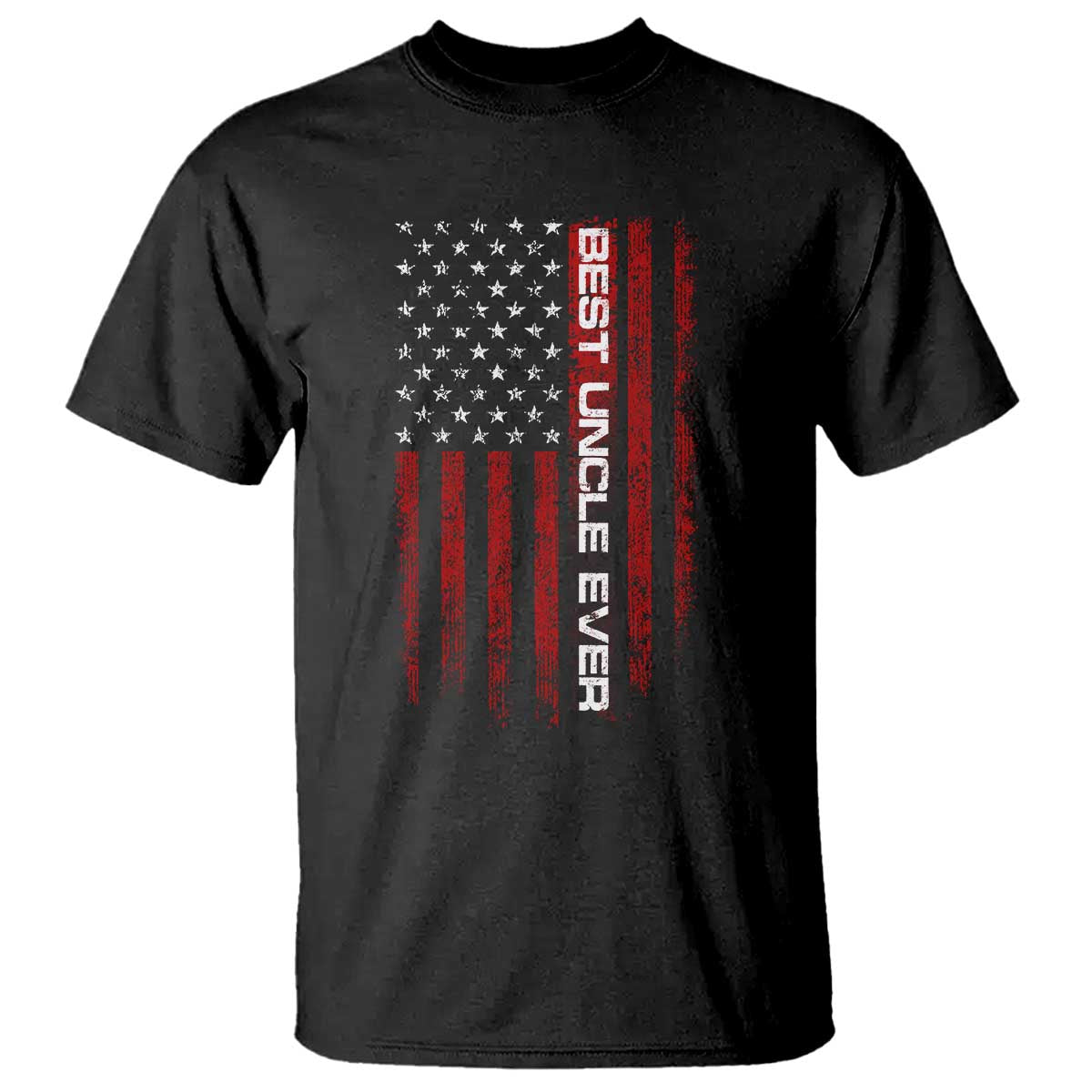 Best Uncle Ever US Flag Uncle's Day T Shirt - Wonder Print Shop