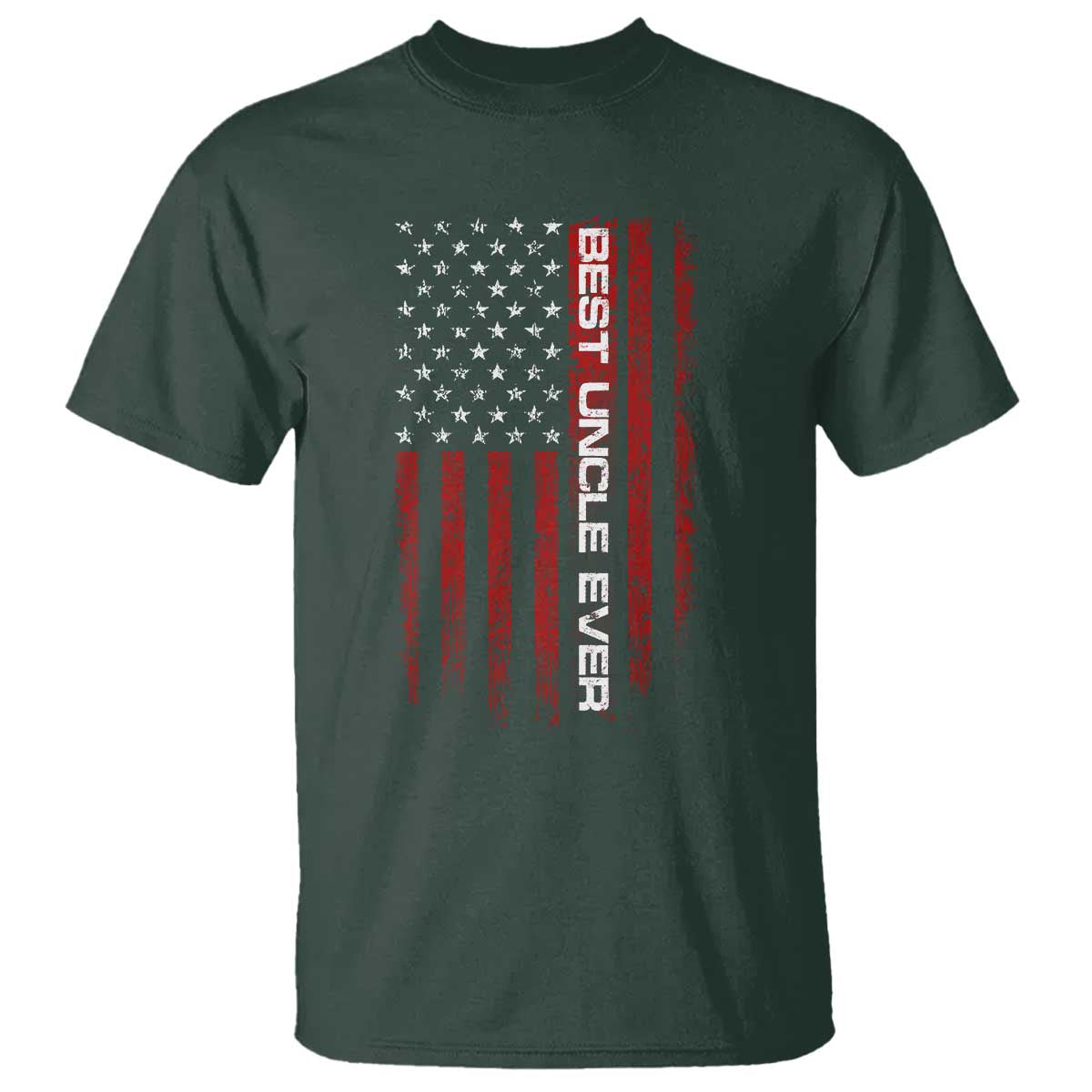 Best Uncle Ever US Flag Uncle's Day T Shirt - Wonder Print Shop