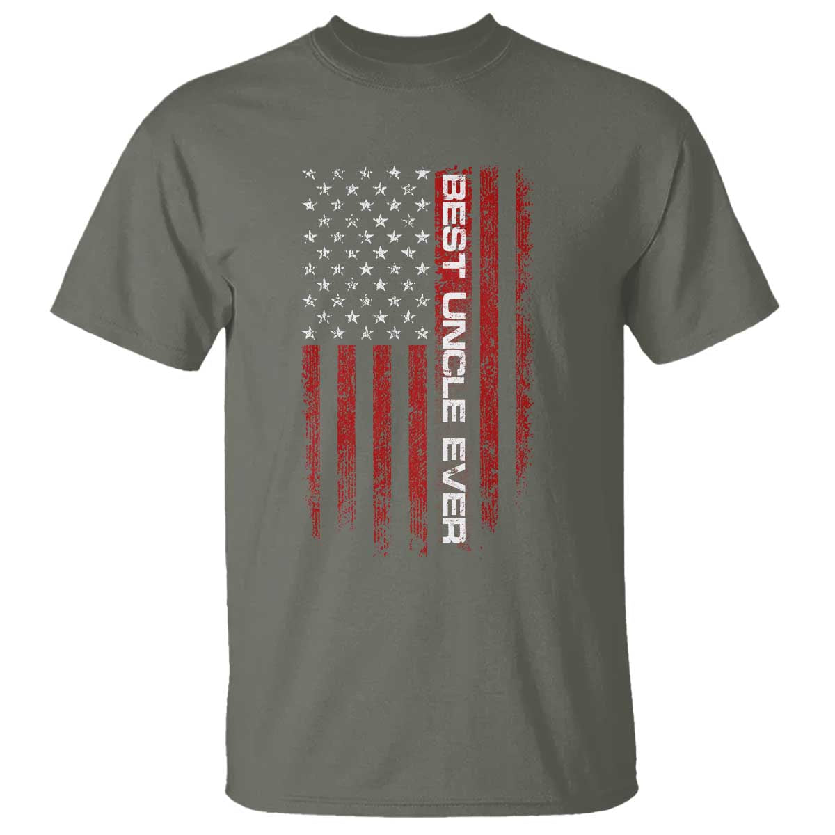 Best Uncle Ever US Flag Uncle's Day T Shirt - Wonder Print Shop